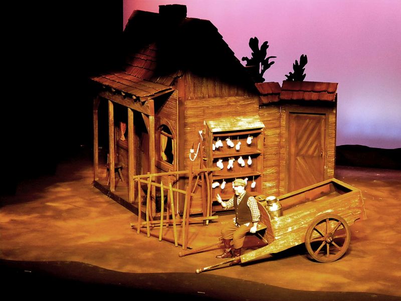 Tevye's home�he's a character from Fiddler on the Roof