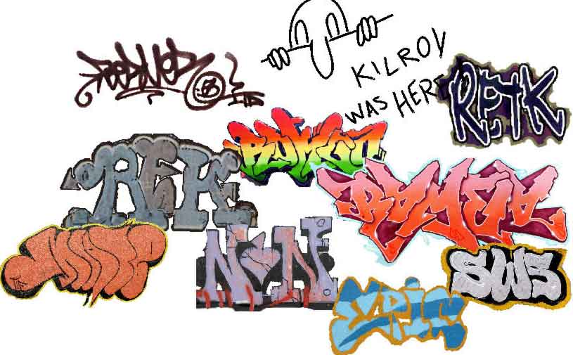 Put Graffiti images onto Model Builder walls, in the Model Builder program, with our Graffiti plug-in