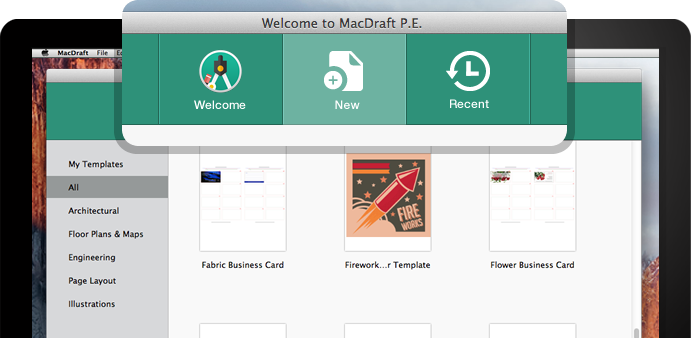 MacDraft Template Chooser